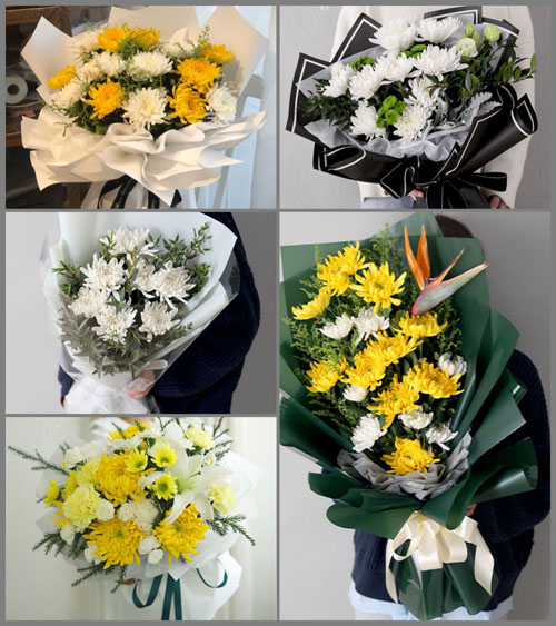 湖北随州市广水市广水街道陡坡村白事花束代送